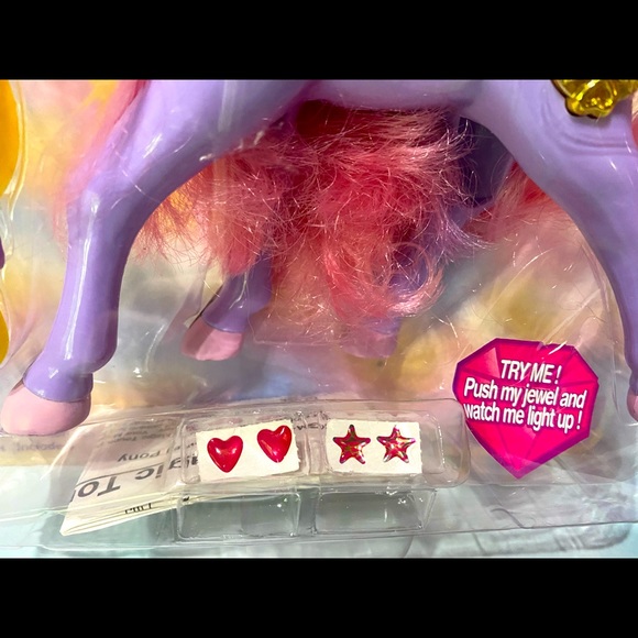 MAGIC TOUCH PONY VINTAGE 90s MAGIC JEWELS PONY SHANNON JEWELS LIGHT UP & BLINK - Picture 6 of 16